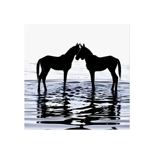 Quiet Pair - Tide & Light Series Giclée Unframed Art Print