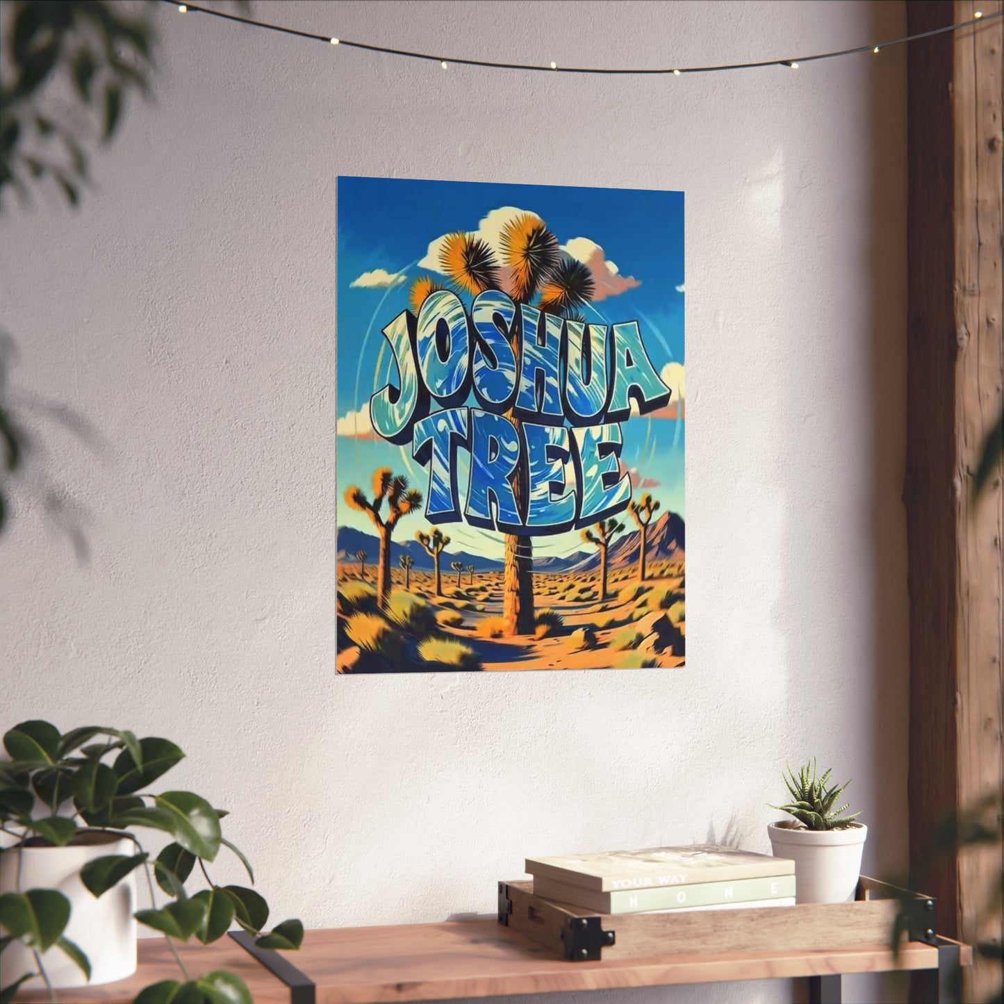 Joshua Tree California Vintage Retro Giclée Print Art Series Poster