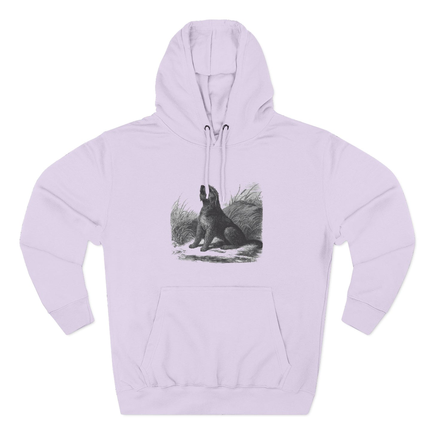 Otterhound Vintage Retro Unisex Heavy Cotton Hoodie - Howling For Fun
