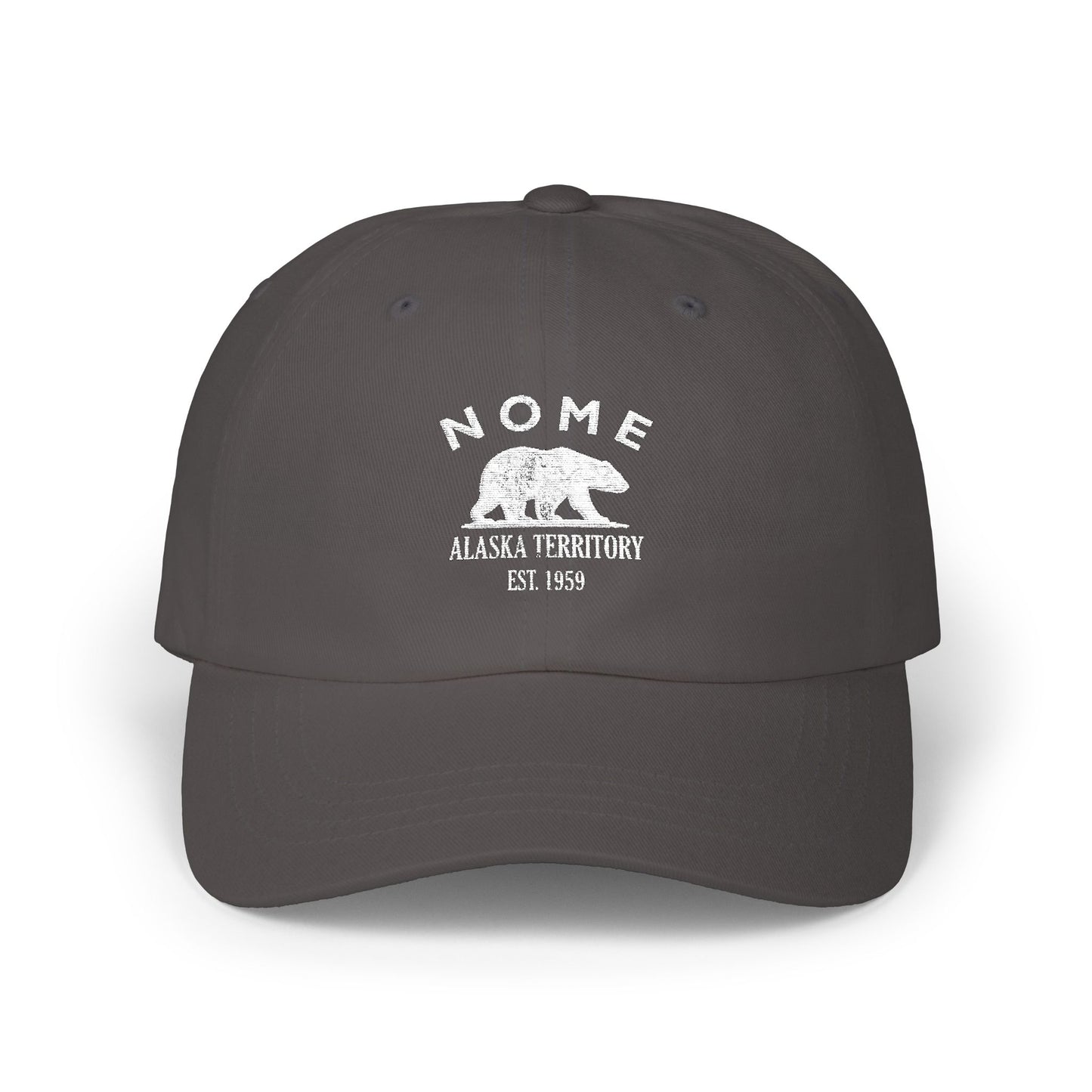 Nome Alaska Classic Cotten Cap - White Logo