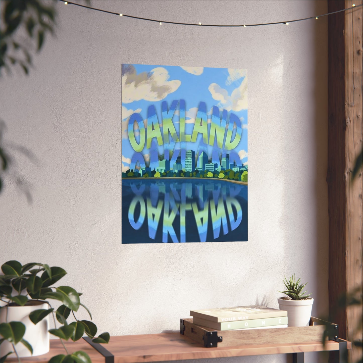 Oakland California Vintage Retro Giclée Print Art Series Poster