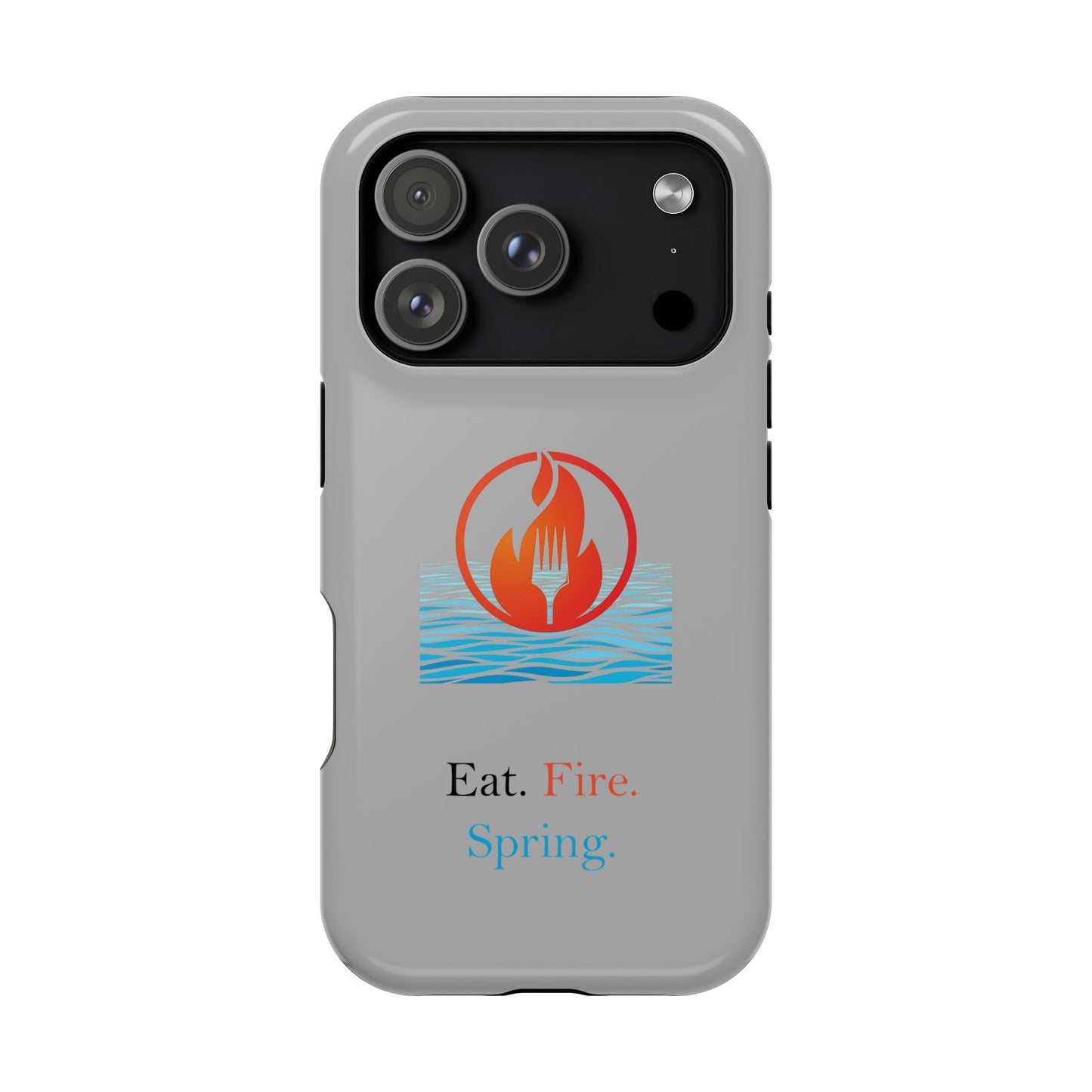 Eat Fire Spring iPhone Case - Image Logo