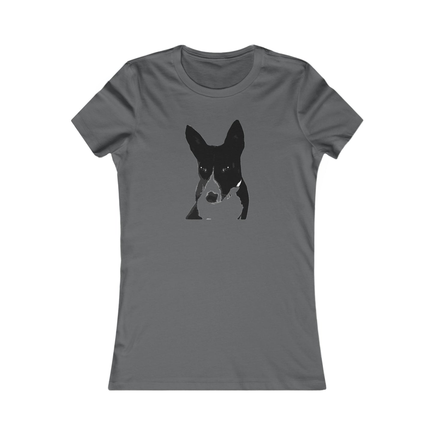 A Life Well Lived Basenji Retro Ringspun Cotton Fitted Vintage Retro Womens Tee - Black Logo