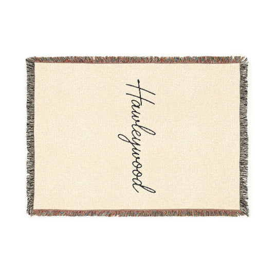 Hawleywood Vintage Retro Cotton Woven Blanket - Live the Dream