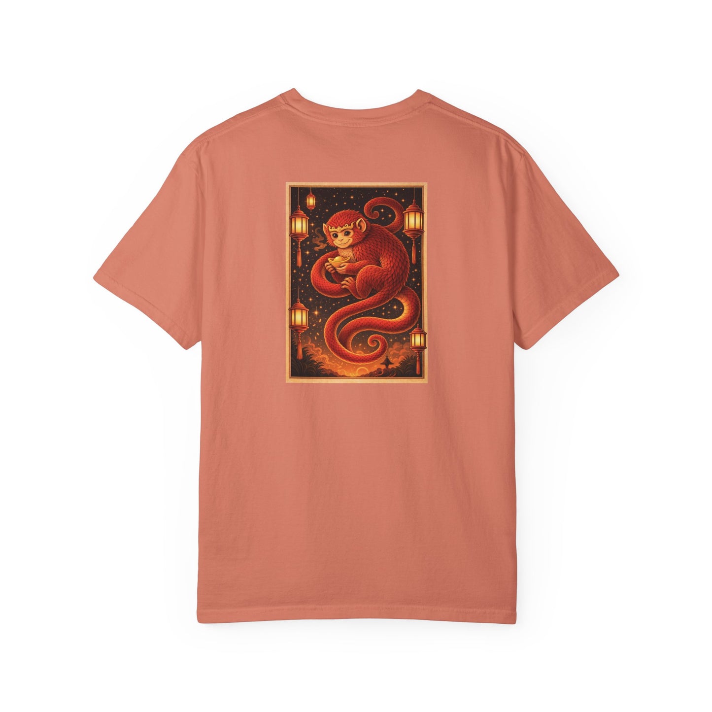 Zodiac Year of the Monkey (2016+) Vintage Retro Art Series Cotton Tee