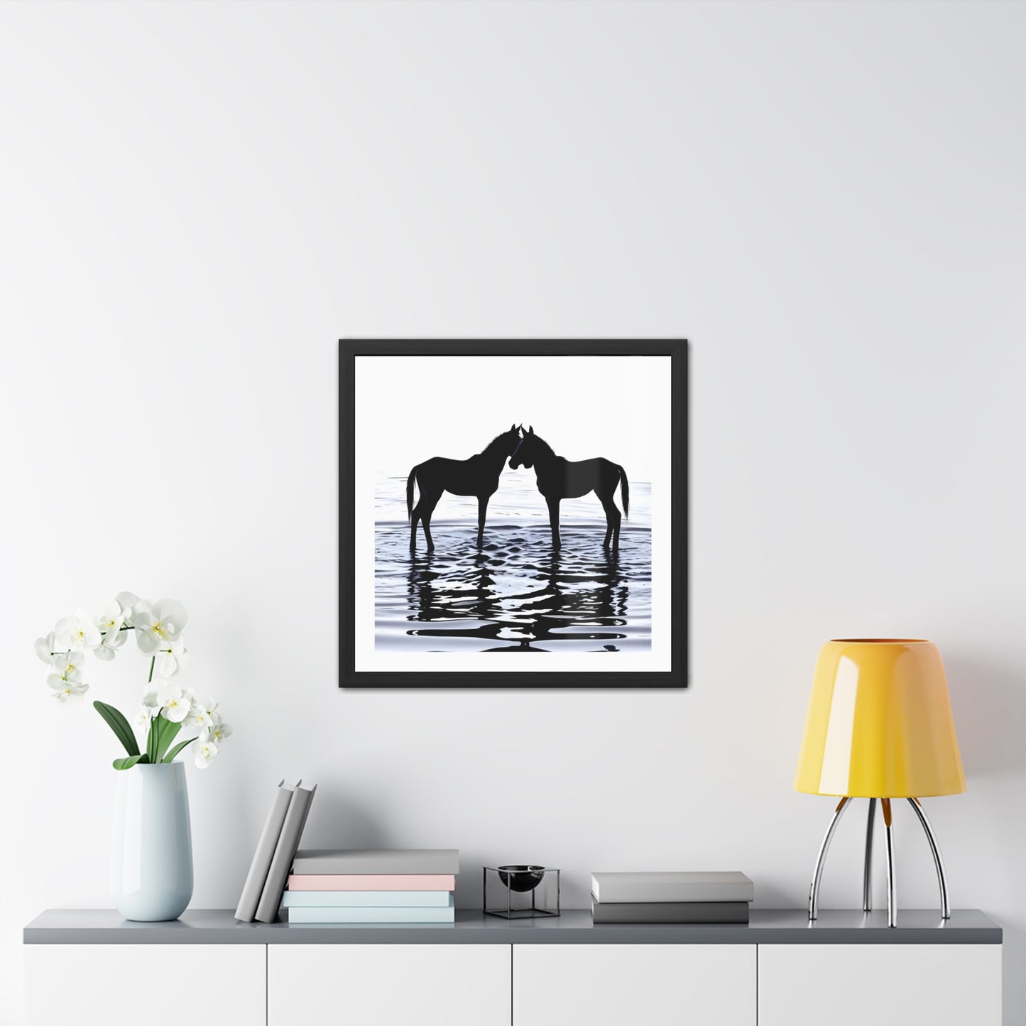 Quiet Pair - Tide & Light Series Framed Poster
