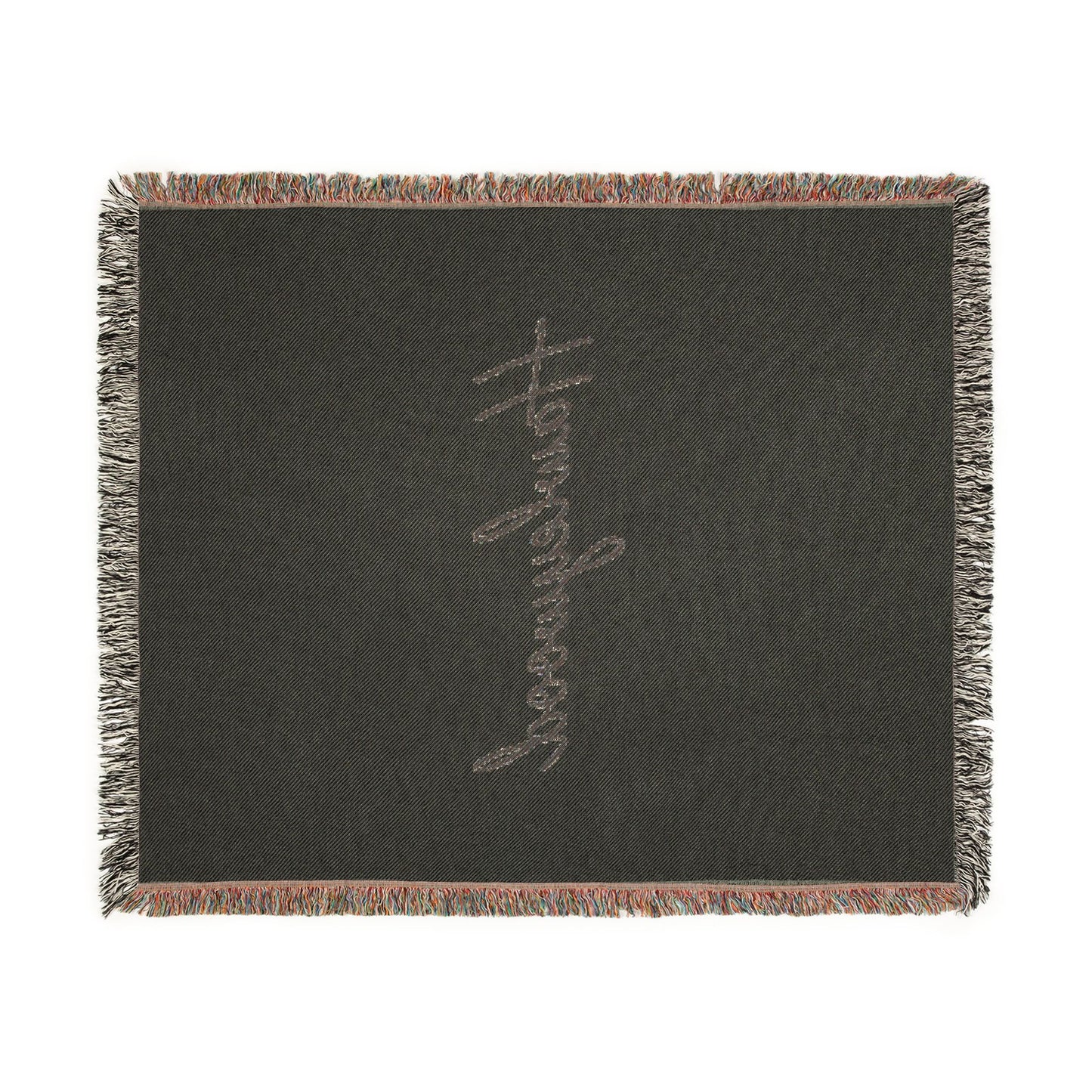 Hawleywood Vintage Retro Cotton Woven Blanket - Live the Dream