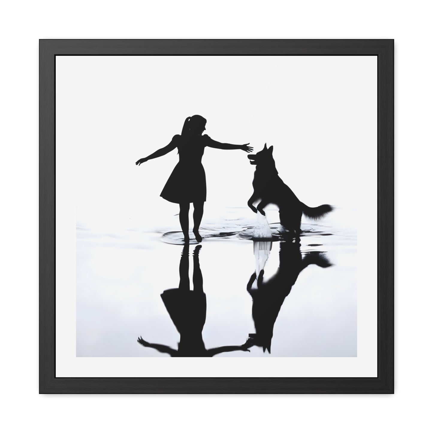 Whitewater Leap - Tide & Light Series Framed Poster