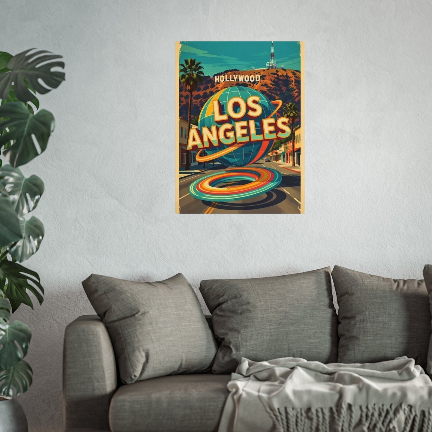 Los Angeles California Vintage Retro Giclée Print Art Series Poster