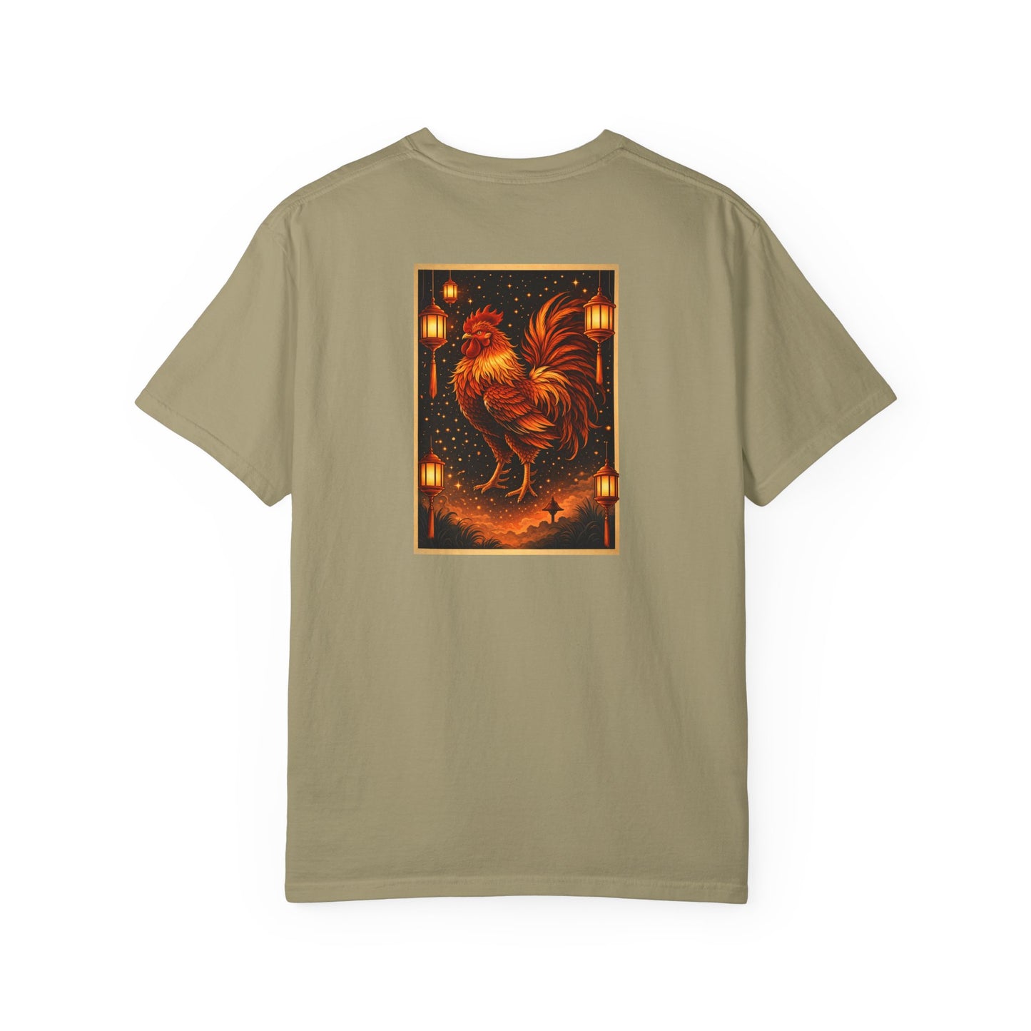 Zodiac Year of the Rooster (2017+) Vintage Retro Art Series Cotton Tee
