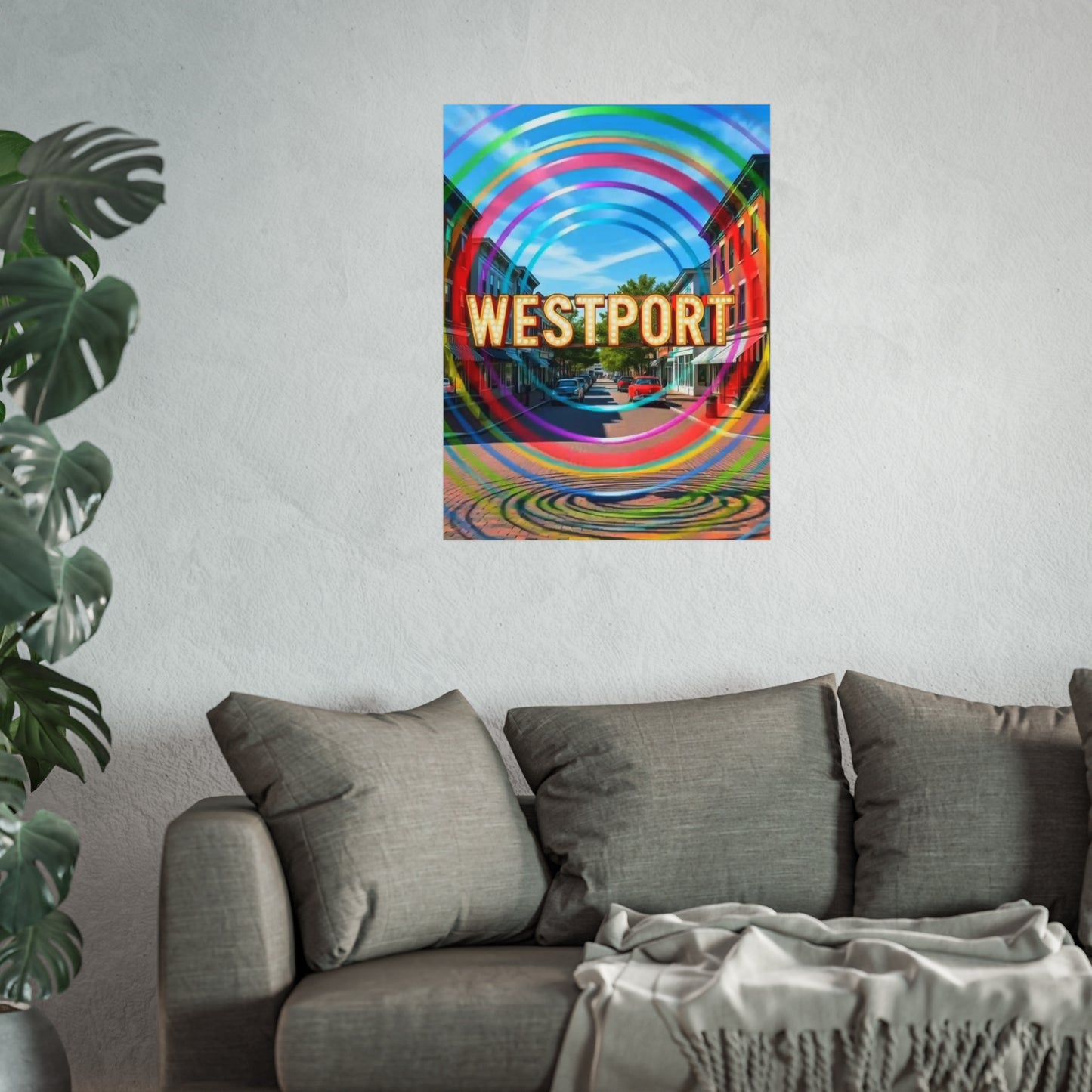 Westport Connecticut Vintage Retro Giclée Print Art Series Poster