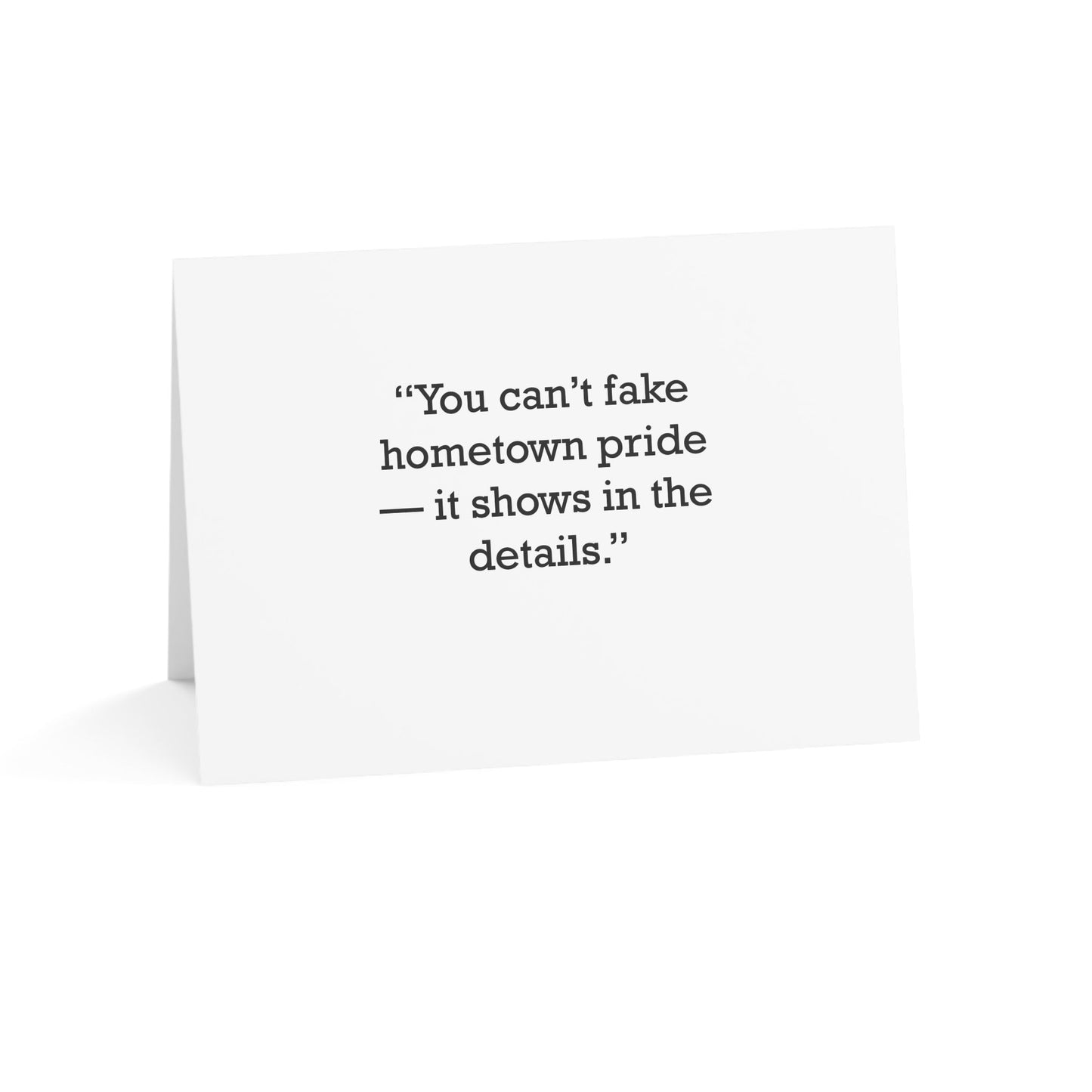 Quote 33 You Cant Fake Vintage Retro Thank You Card Set - Black Logo