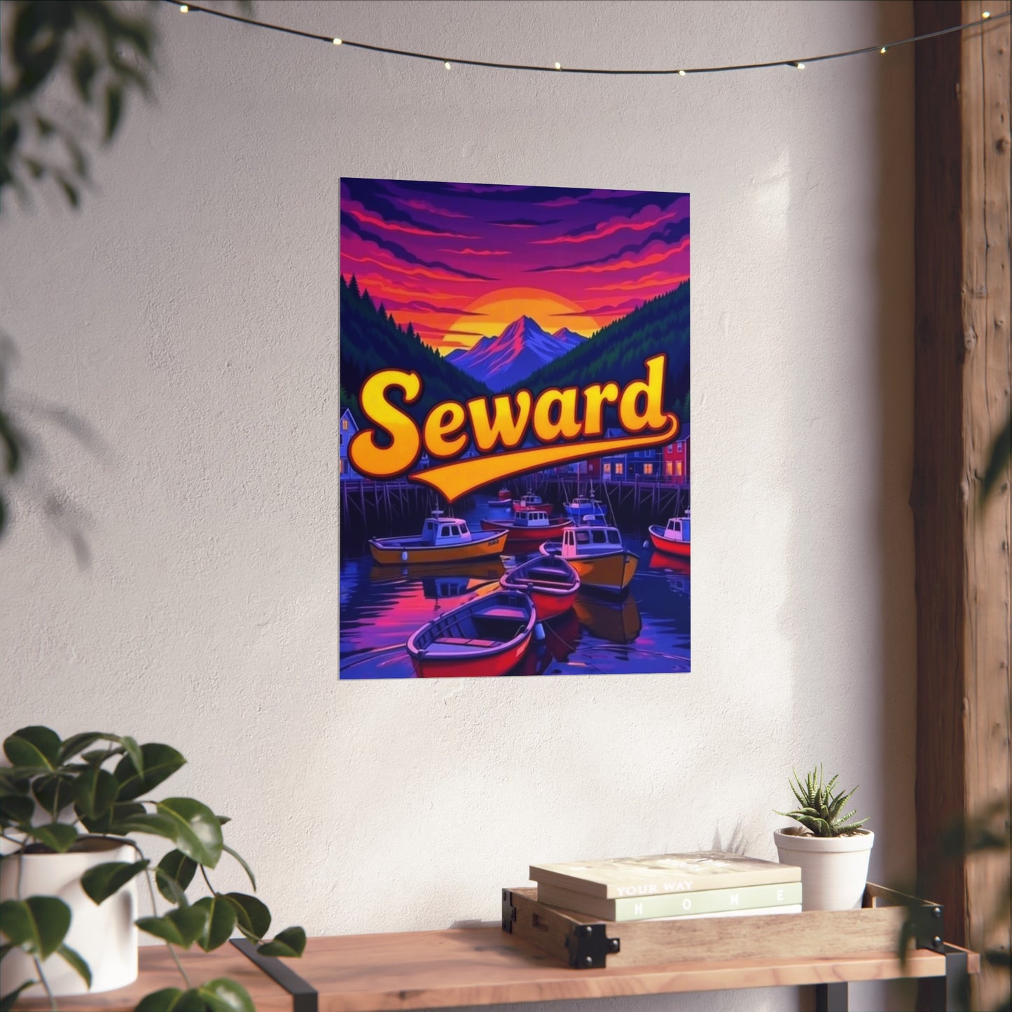 Seward Alaska Vintage Retro Giclée Print Art Series Poster