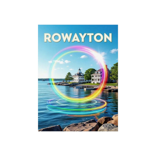 Rowayton Connecticut Vintage Retro Giclée Print Art Series Poster
