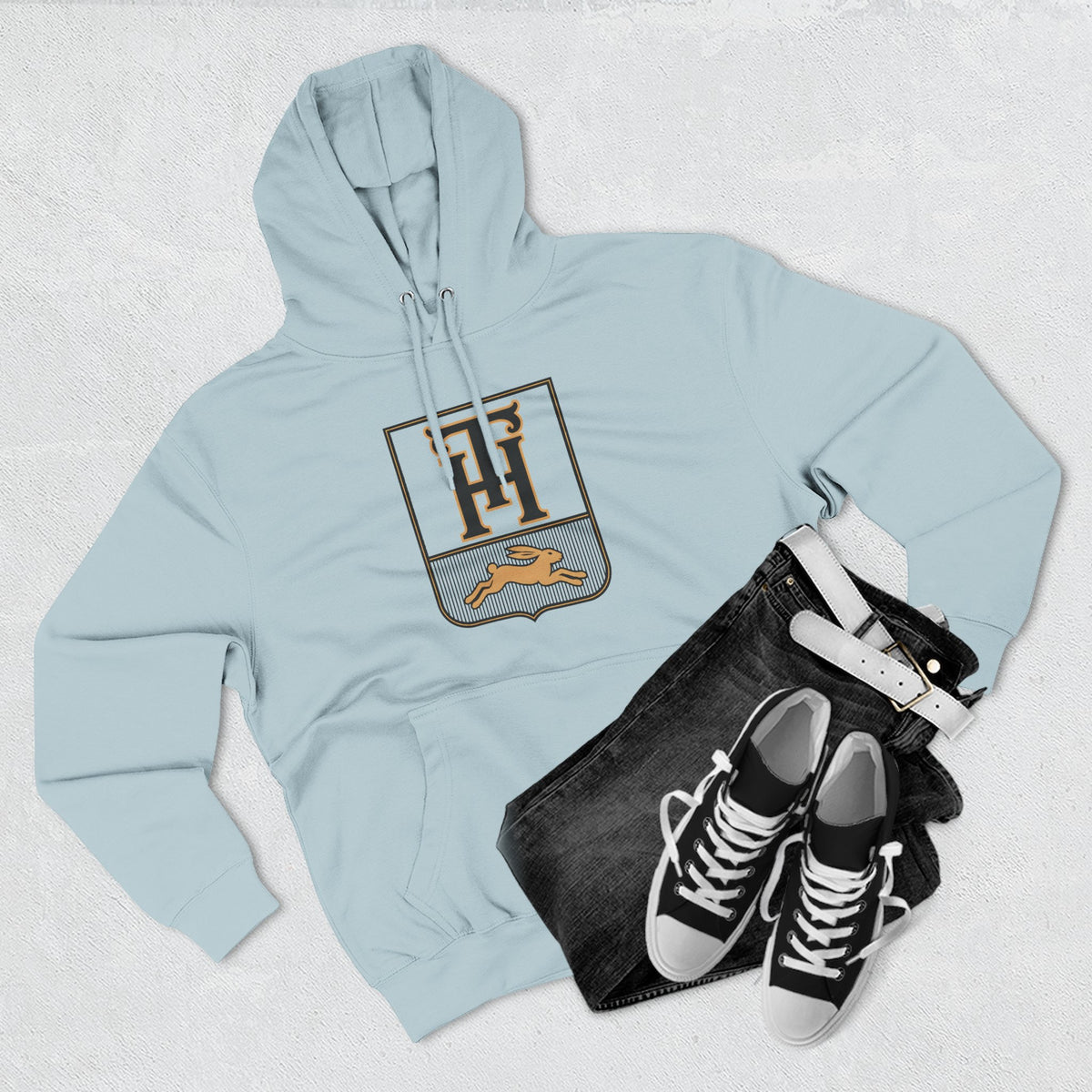 Additional Angle of the Team Haas Hoodie