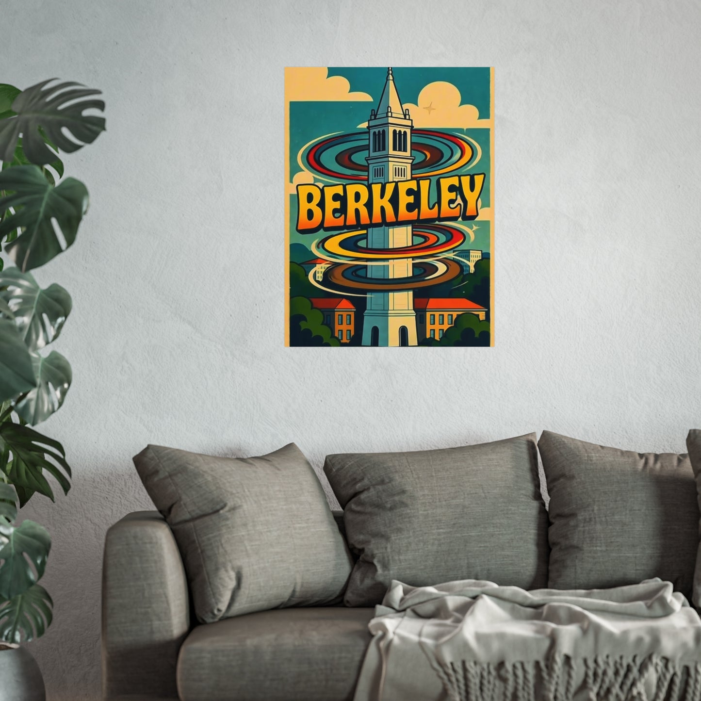 Berkeley California Vintage Retro Giclée Print Art Series Poster