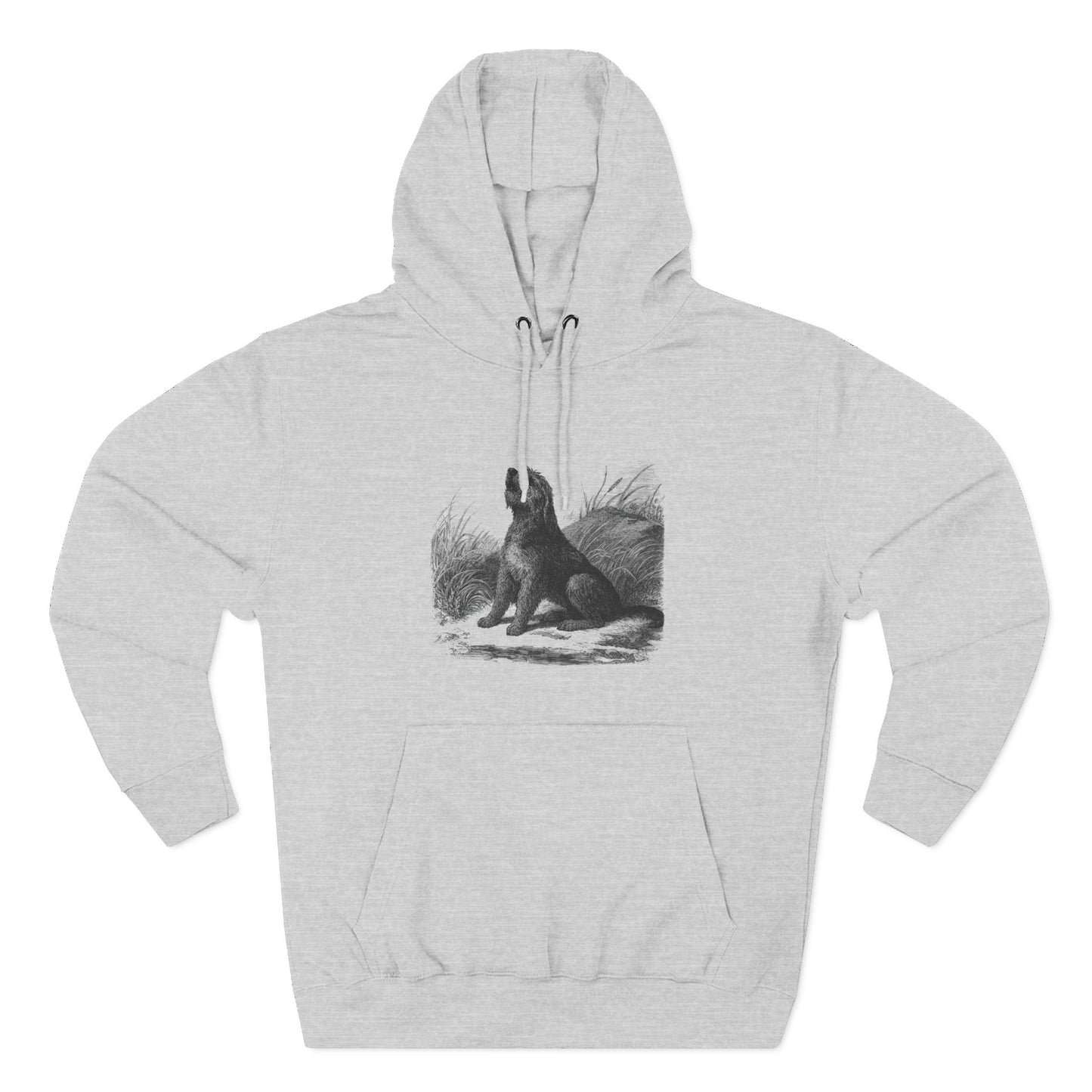 Otterhound Vintage Retro Unisex Heavy Cotton Hoodie - Howling For Fun