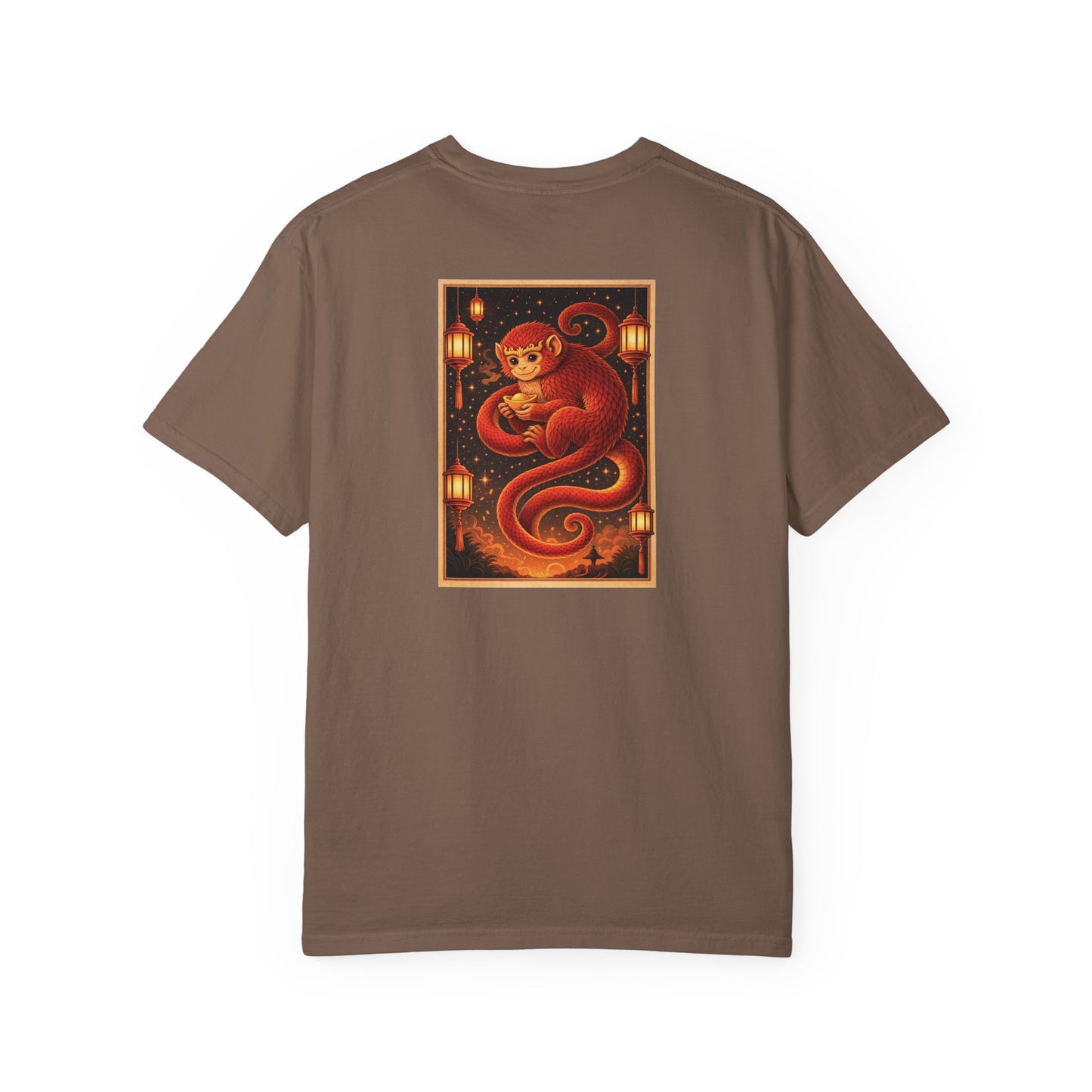 Zodiac Year of the Monkey (2016+) Vintage Retro Art Series Cotton Tee