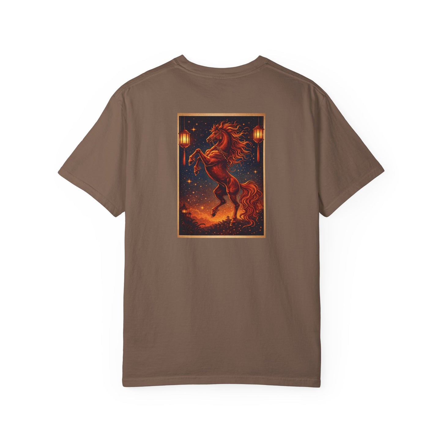Zodiac Year of the Horse (2026+) Vintage Retro Art Series Cotton Tee