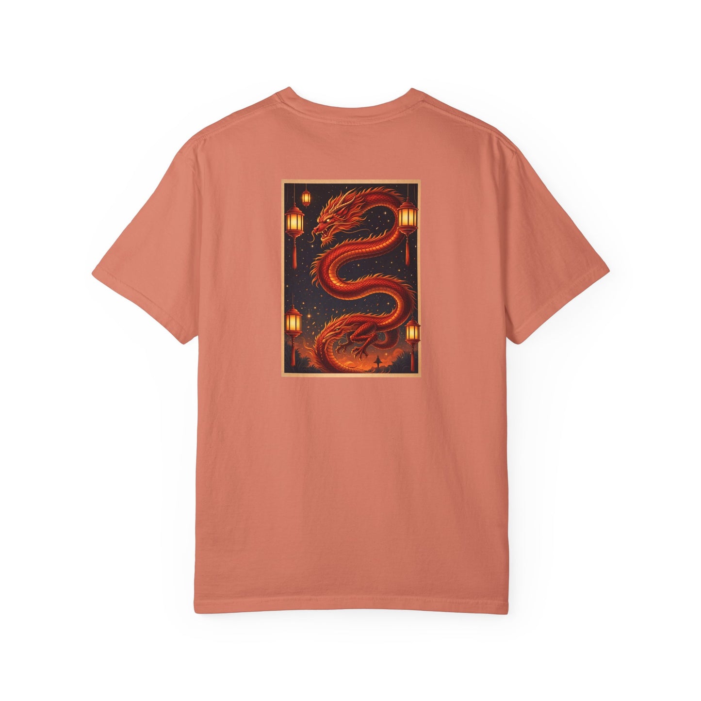 Zodiac Year of the Dragon (2024+) Vintage Retro Art Series Cotton Tee