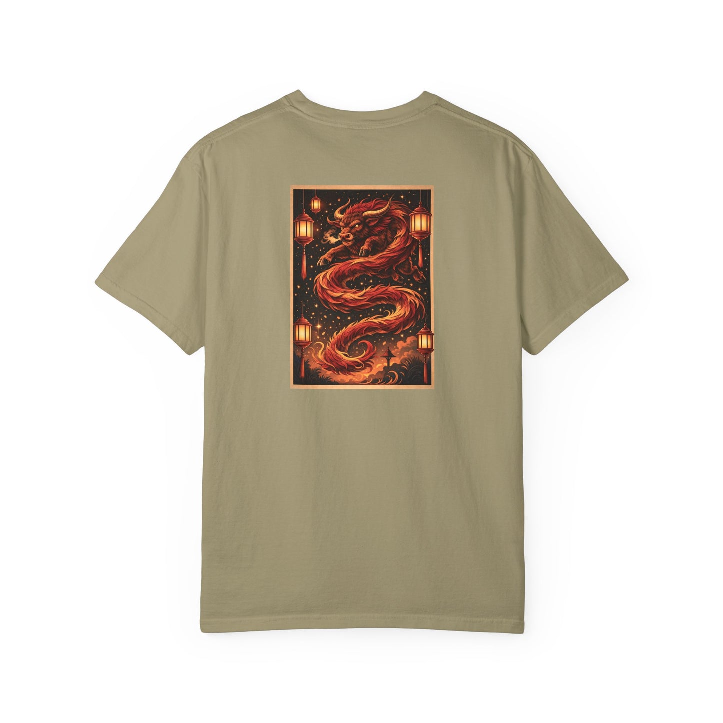 Zodiac Year of the Ox (2021+) Vintage Retro Art Series Cotton Tee