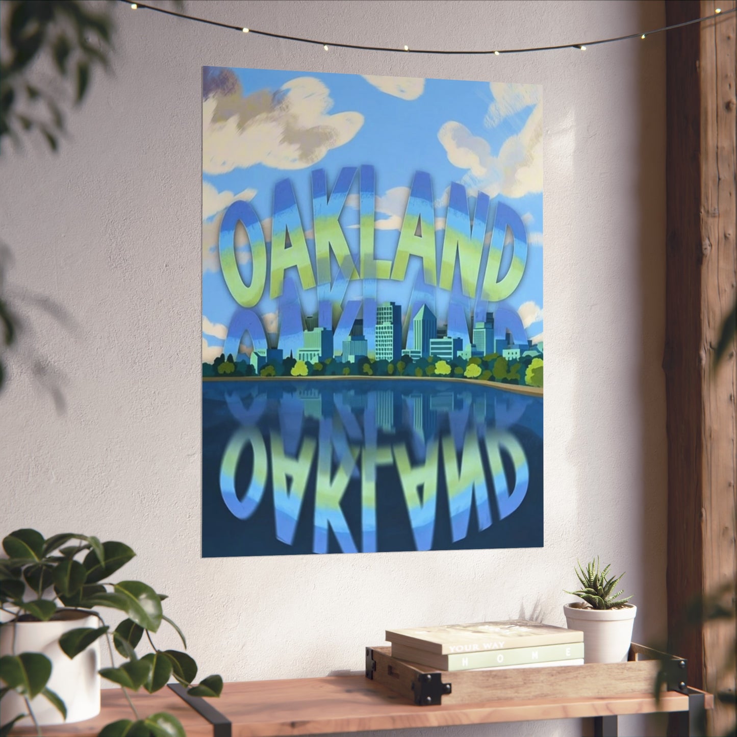 Oakland California Vintage Retro Giclée Print Art Series Poster