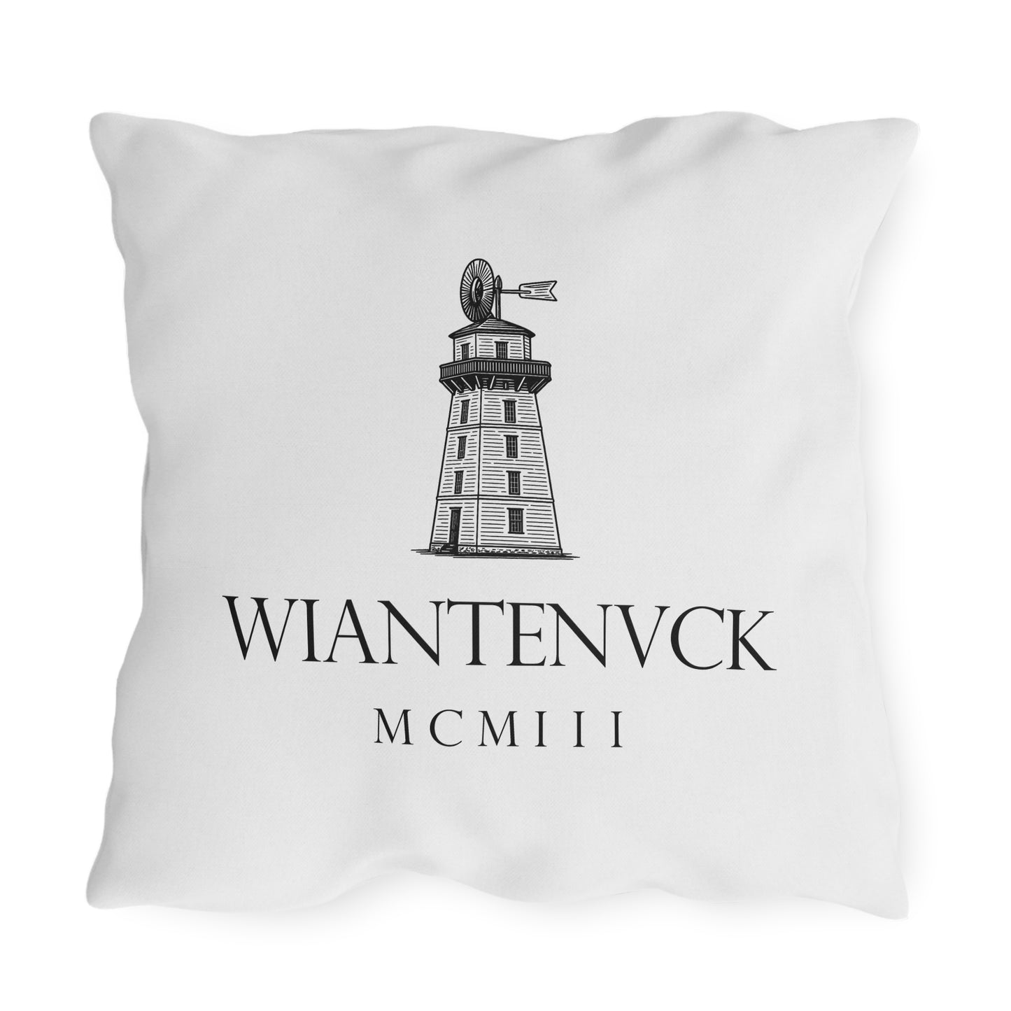Wiantenuck Outdoor Throw Pillow - Combo Logo