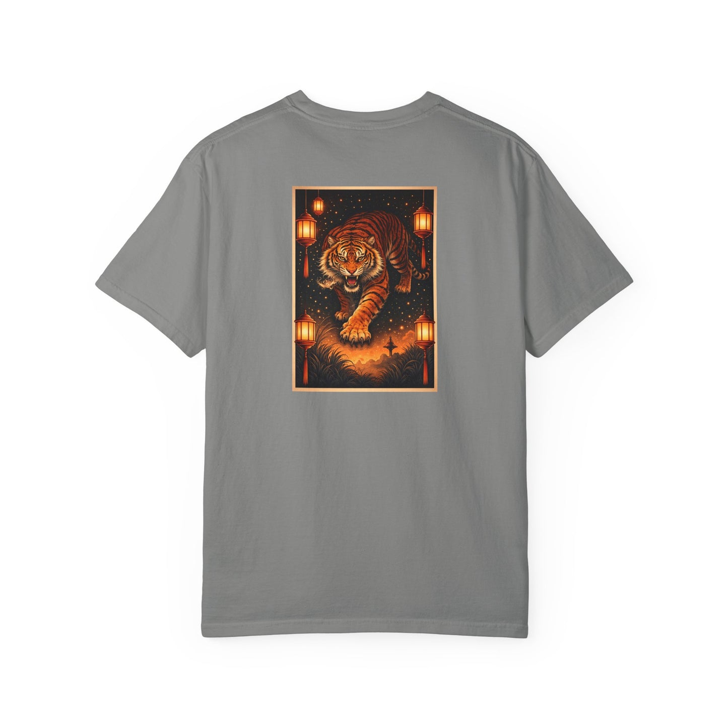 Zodiac Year of the Tiger (2022+) Vintage Retro Art Series Cotton Tee