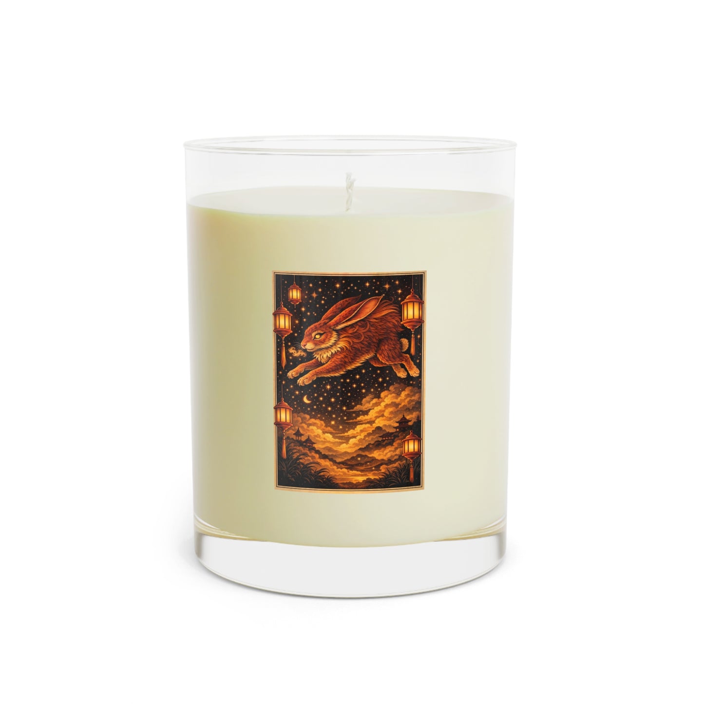 Zodiac Year of the Rabbit (2023+) Vintage Retro Scented Candle - Combo Logo