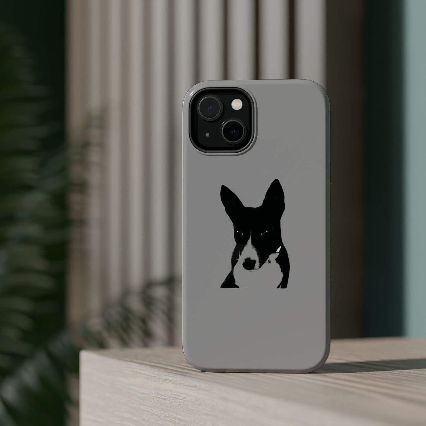 A Life Well Lived Basenji Retro iPhone Case - Black Logo