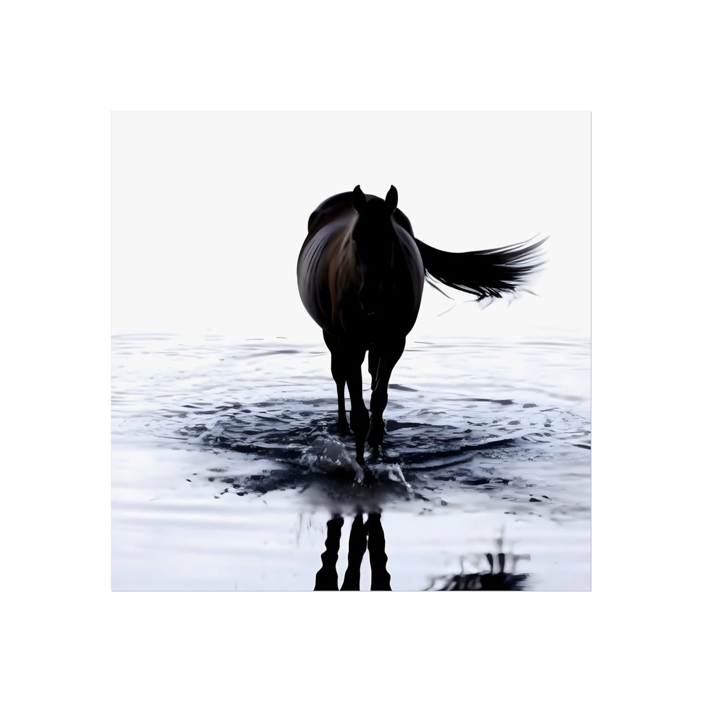 Whitewater Charge - Tide & Light Series Giclée Unframed Poster