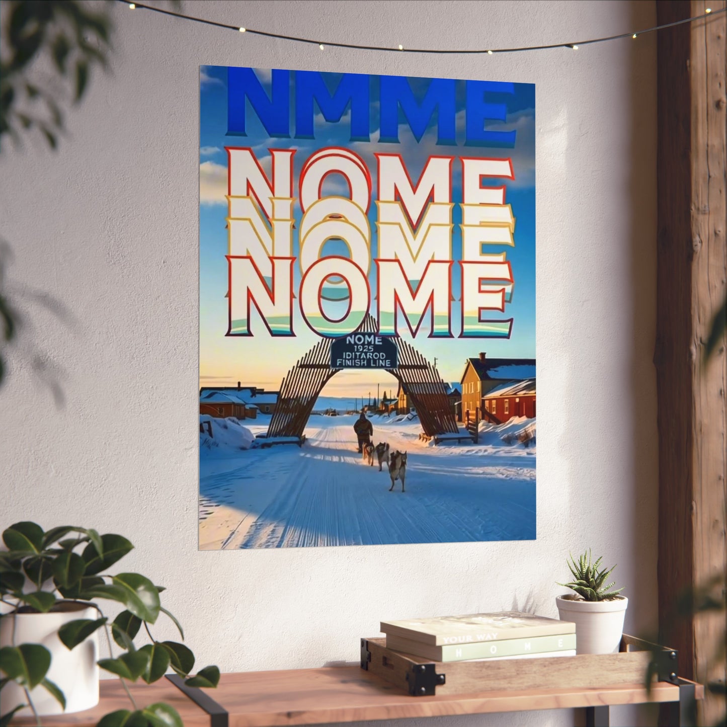 Nome Alaska Vintage Retro Giclée Print Art Series Poster