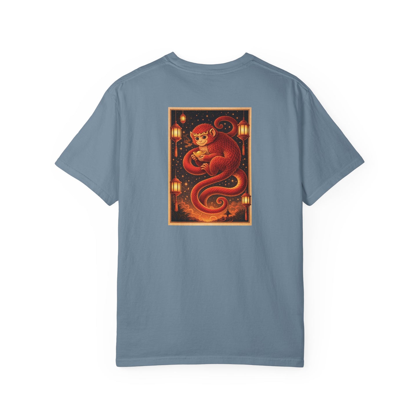 Zodiac Year of the Monkey (2016+) Vintage Retro Art Series Cotton Tee