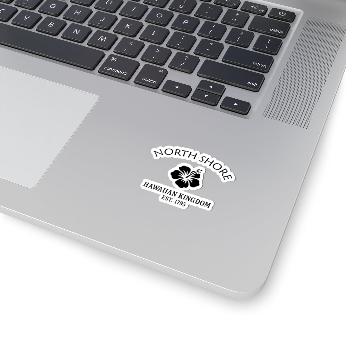 North Shore Hawaii Vintage Retro Vinyl Sticker - Black Logo