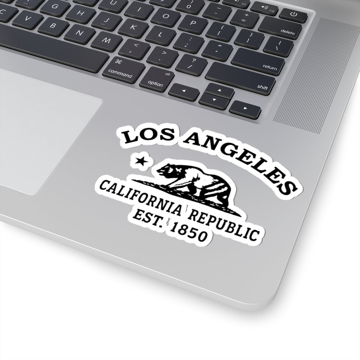 Los Angeles California Vintage Retro Vinyl Sticker - Black Logo