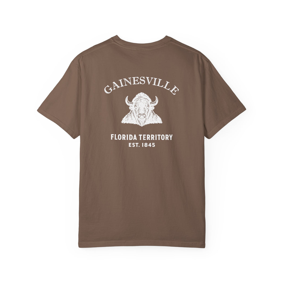 Gainesville Florida Bison Garment-Dyed Heavyweight Tee