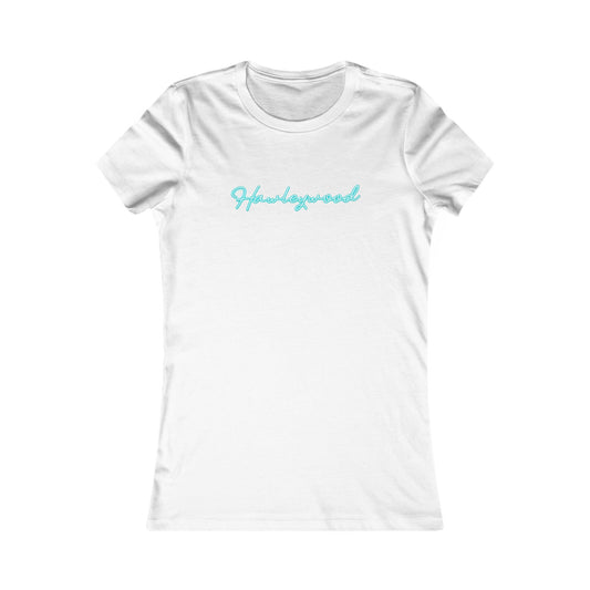 Hawleywood Vintage Retro Ringspun Cotton Fitted Womens Tee - Live the Dream