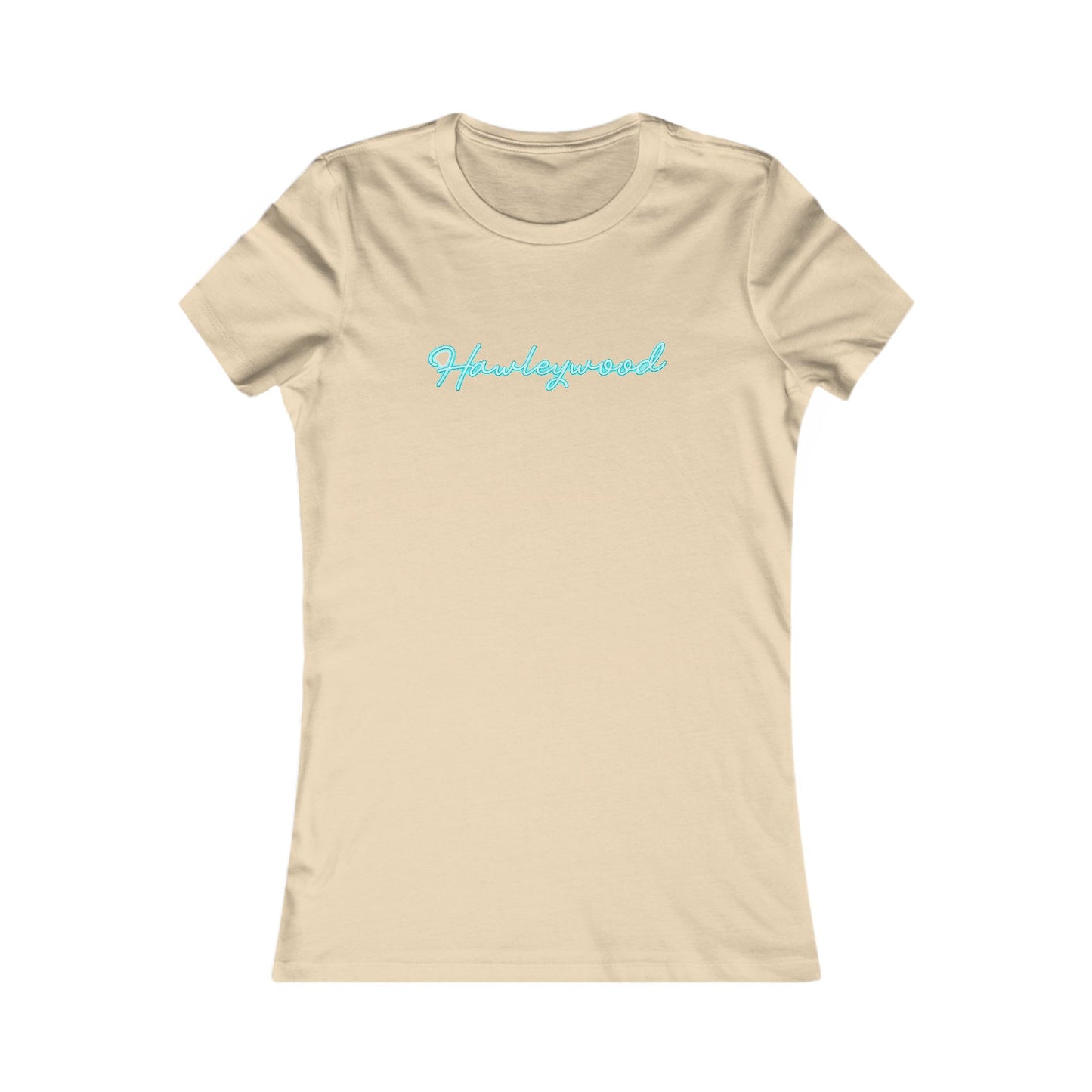 Hawleywood Vintage Retro Ringspun Cotton Fitted Womens Tee - Live the Dream