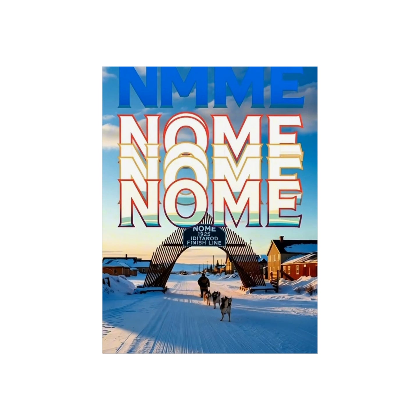 Nome Alaska Vintage Retro Giclée Print Art Series Poster