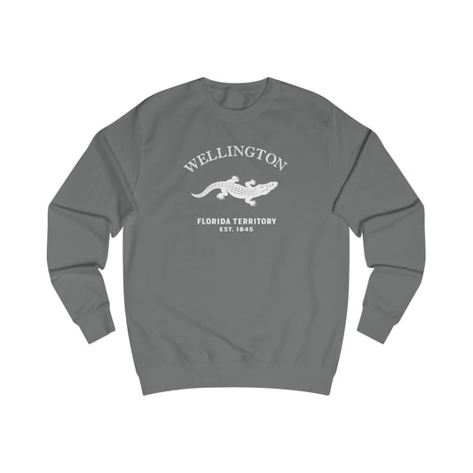 Wellington Florida Vintage Retri Crewneck Sweatshirt — White Logo