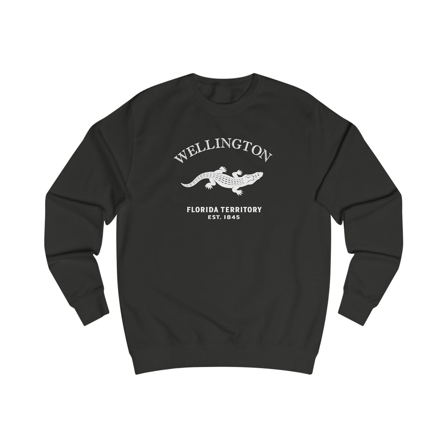 Wellington Florida Vintage Retri Crewneck Sweatshirt — White Logo