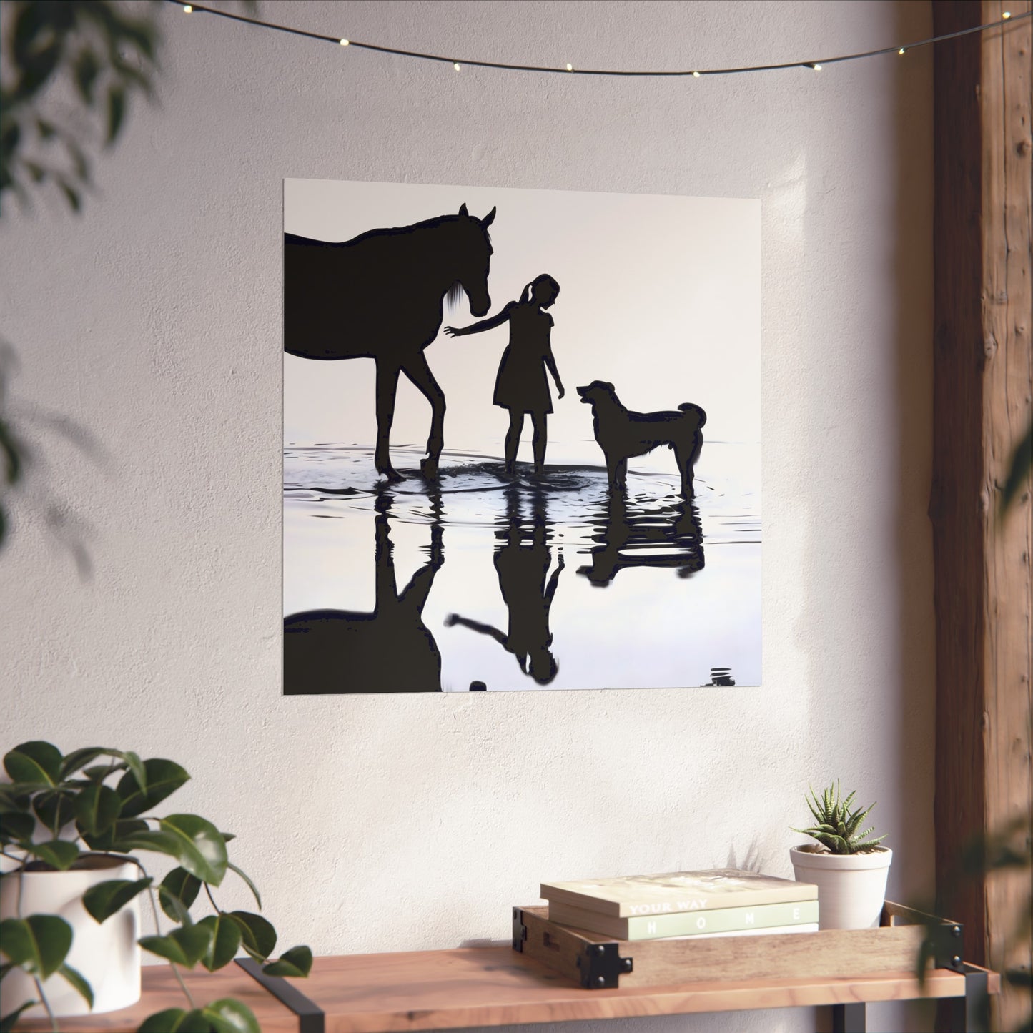 Between Horse and Hound - Tide & Light Series Giclée Unframed Poster