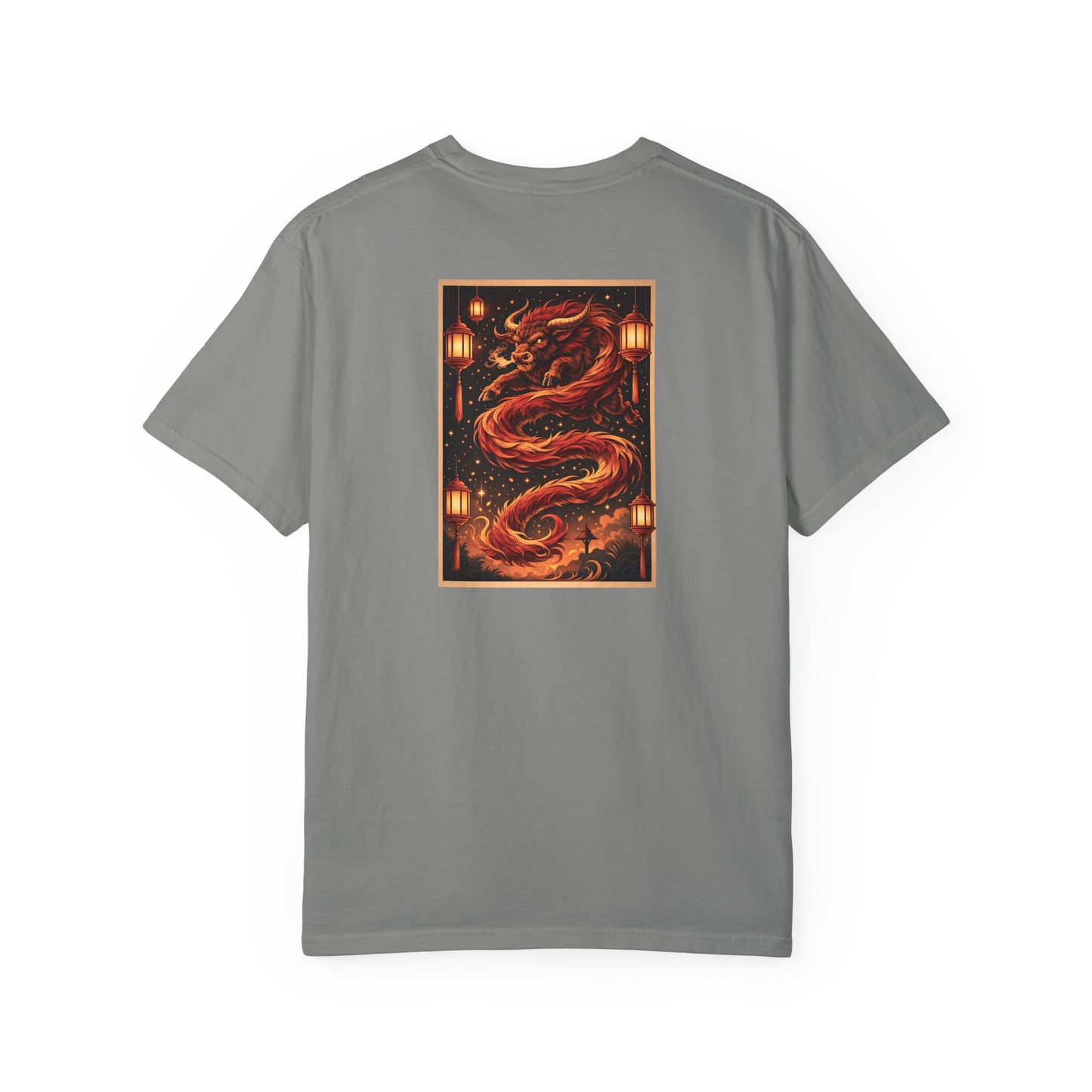 Zodiac Year of the Ox (2021+) Vintage Retro Art Series Cotton Tee
