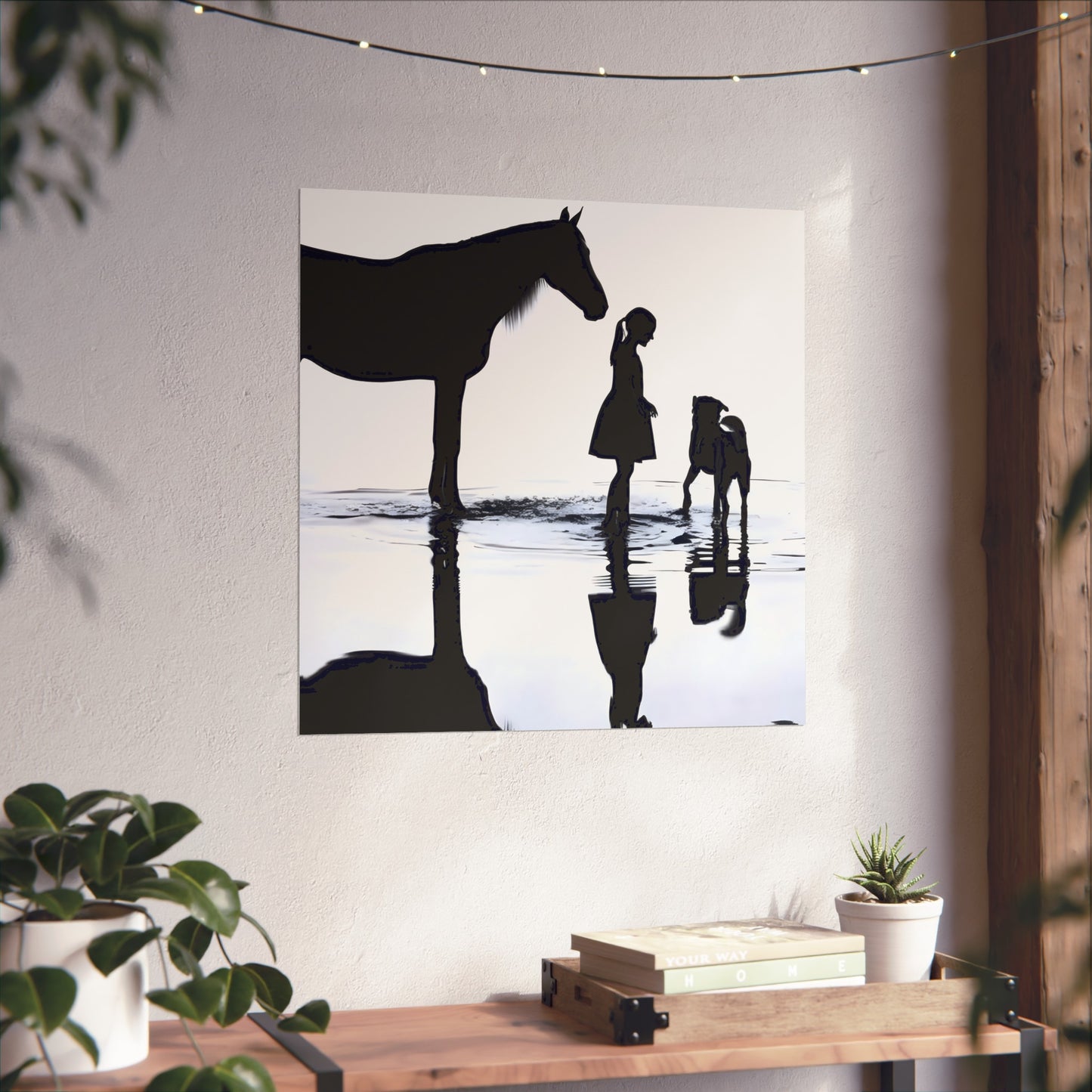 Shoreline Trio II - Tide & Light Series Giclée Unframed Poster