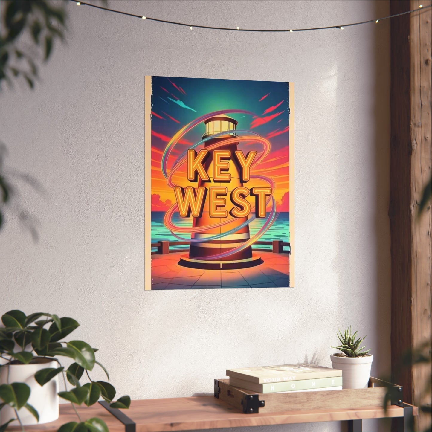 Key West Florida Vintage Retro Giclée Print Art Series Poster