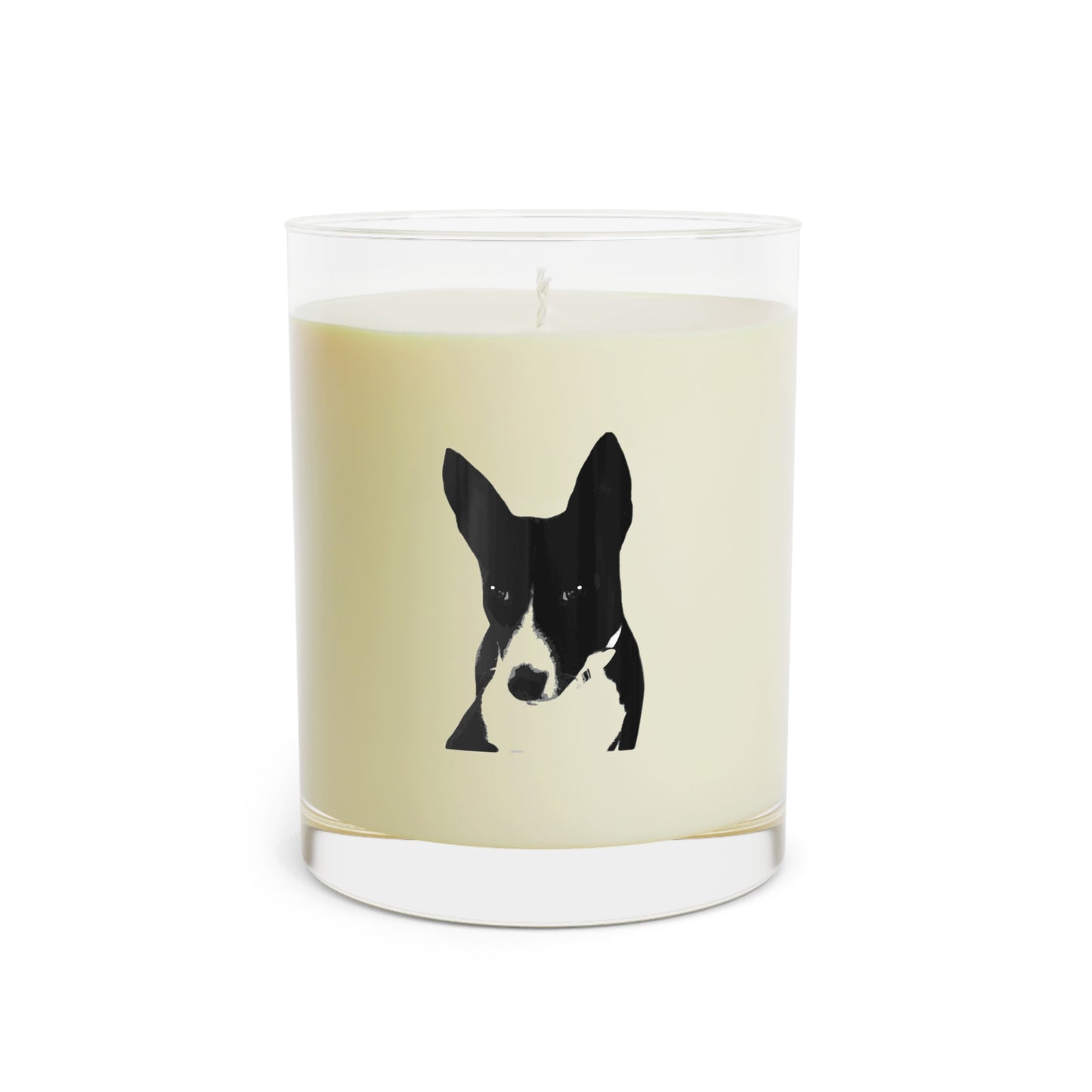 A Life Well Lived Basenji Retro Scented Candle - Black Logo
