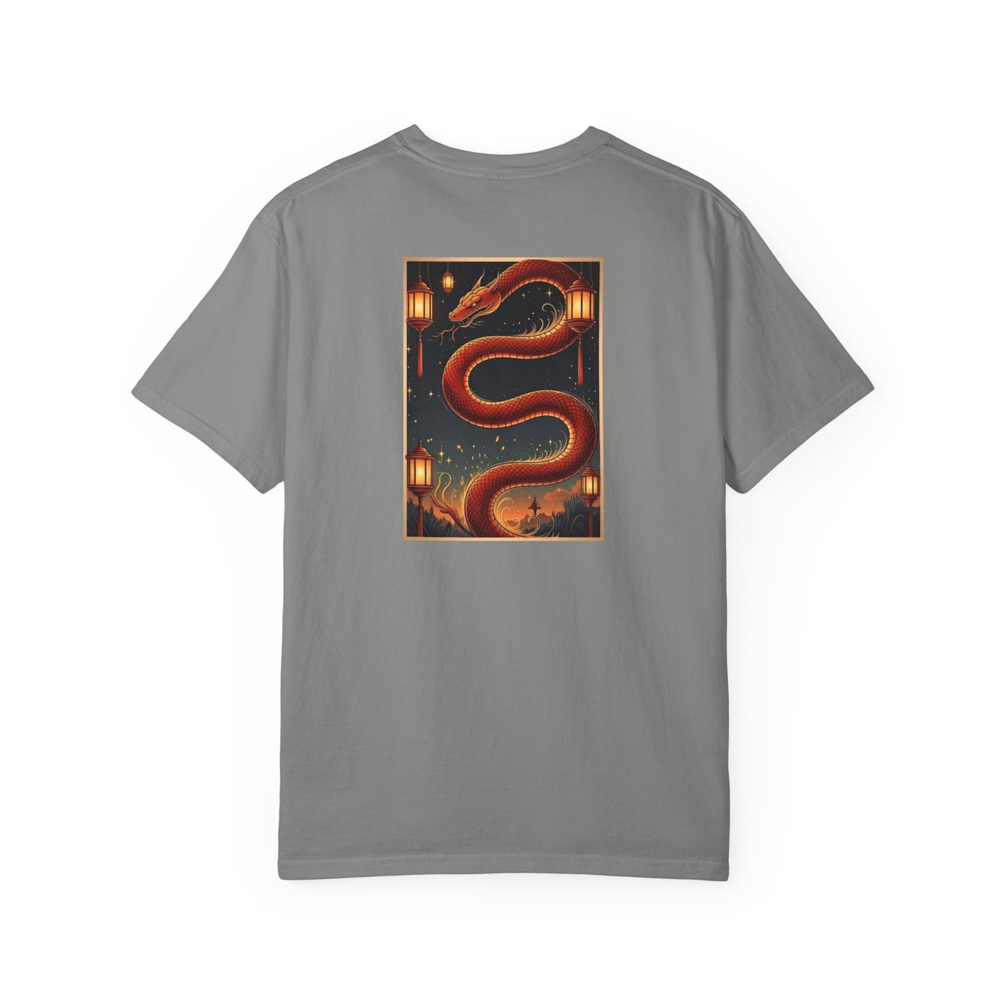 Zodiac Year of the Snake (2025+) Vintage Retro Art Series Cotton Tee