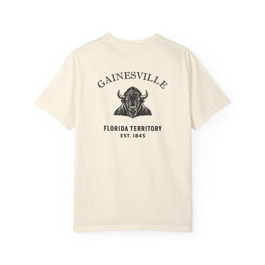 Gainesville Florida Bison Garment-Dyed Heavyweight Tee