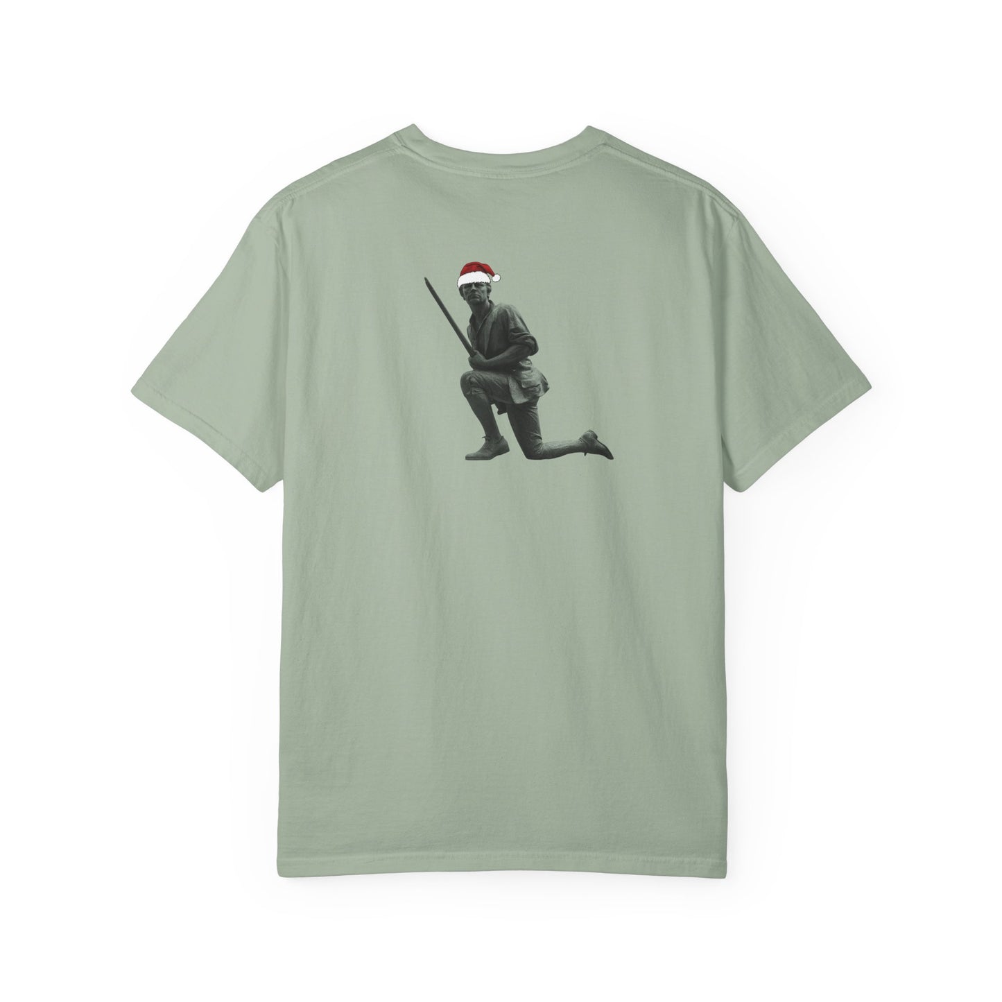 Groton Connecticut Vintage Retro Minuteman Holiday Cotton Tee - Black Logo