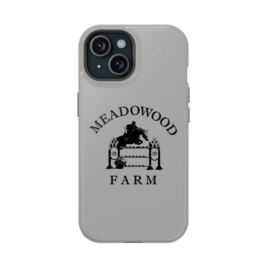 Meadowood Farm Vintage Retro iPhone Case - Black Logo
